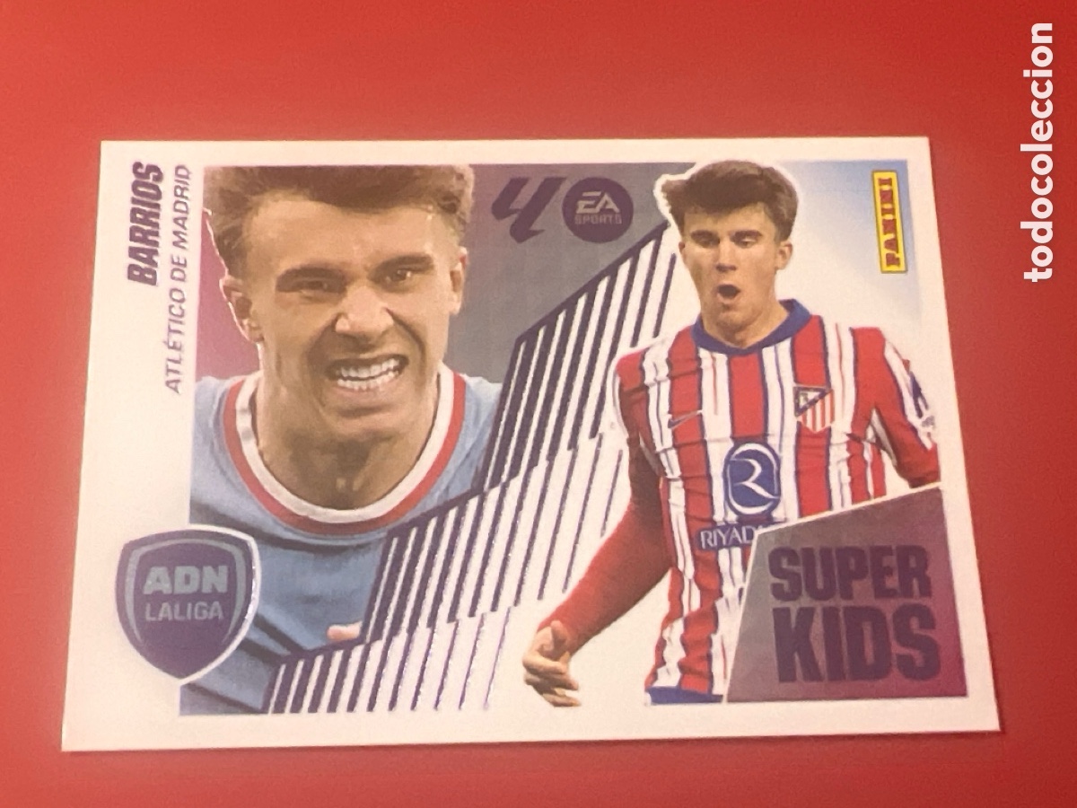 Football Stickers: A960. CROMO FUTBOL BARRIOS ATLETICO DE MADRID ADN SIN PEGAR N&ordm; 3 LIGA ESTE 2025-2026/25-26