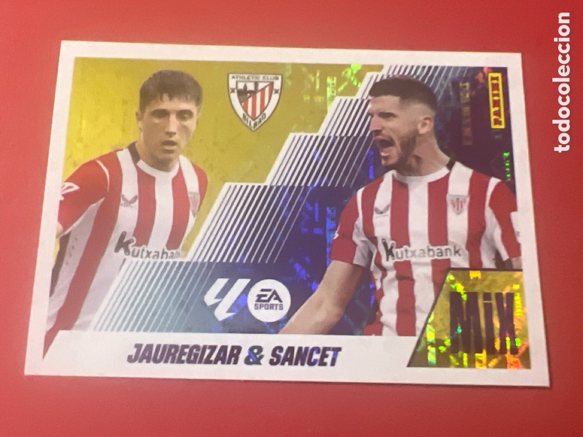 Cromos de f&uacute;tbol: CROMO PANINI LIGA ESTE 2025-26 (25 - 26) - MIX N&ordm; 13 - JAUREGIZAR Y SANCET - ATHLETIC DE BILBAO