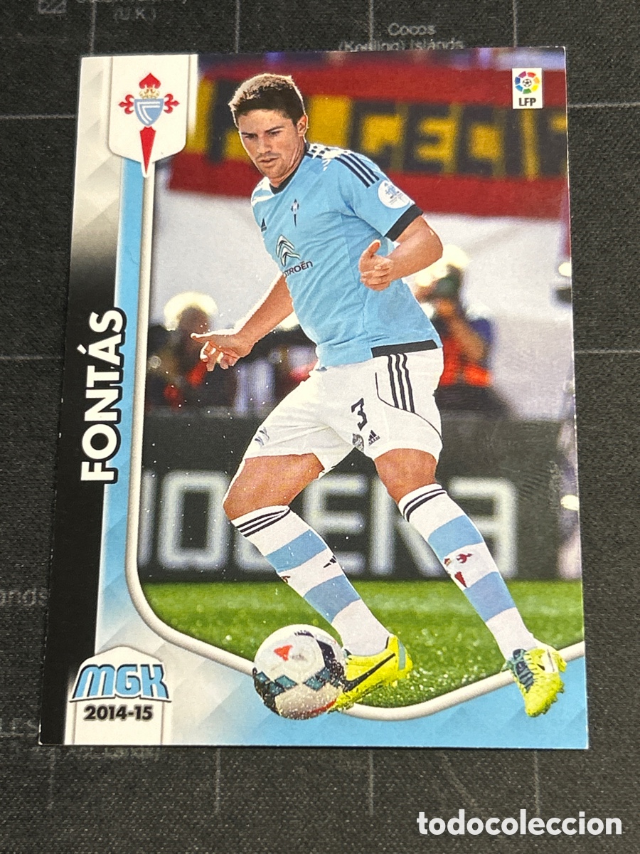 Cromos de F&uacute;tbol: 77 FONTAS (CELTA VIGO) PANINI MEGACRACKS 2014 2015 14 15