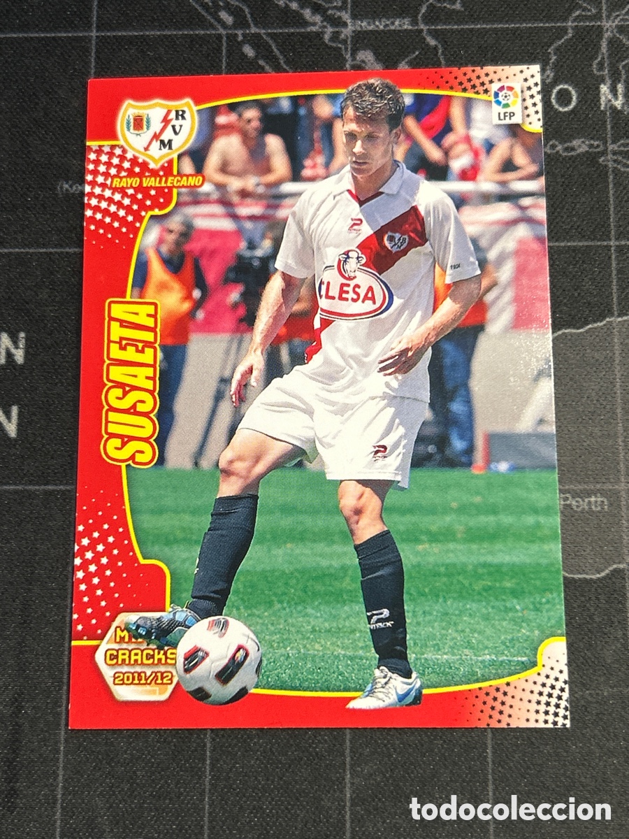 Cromos de F&uacute;tbol: 246 SUSAETA (RAYO VALLECANO) PANINI MEGACRACKS 2011 2012 11 12