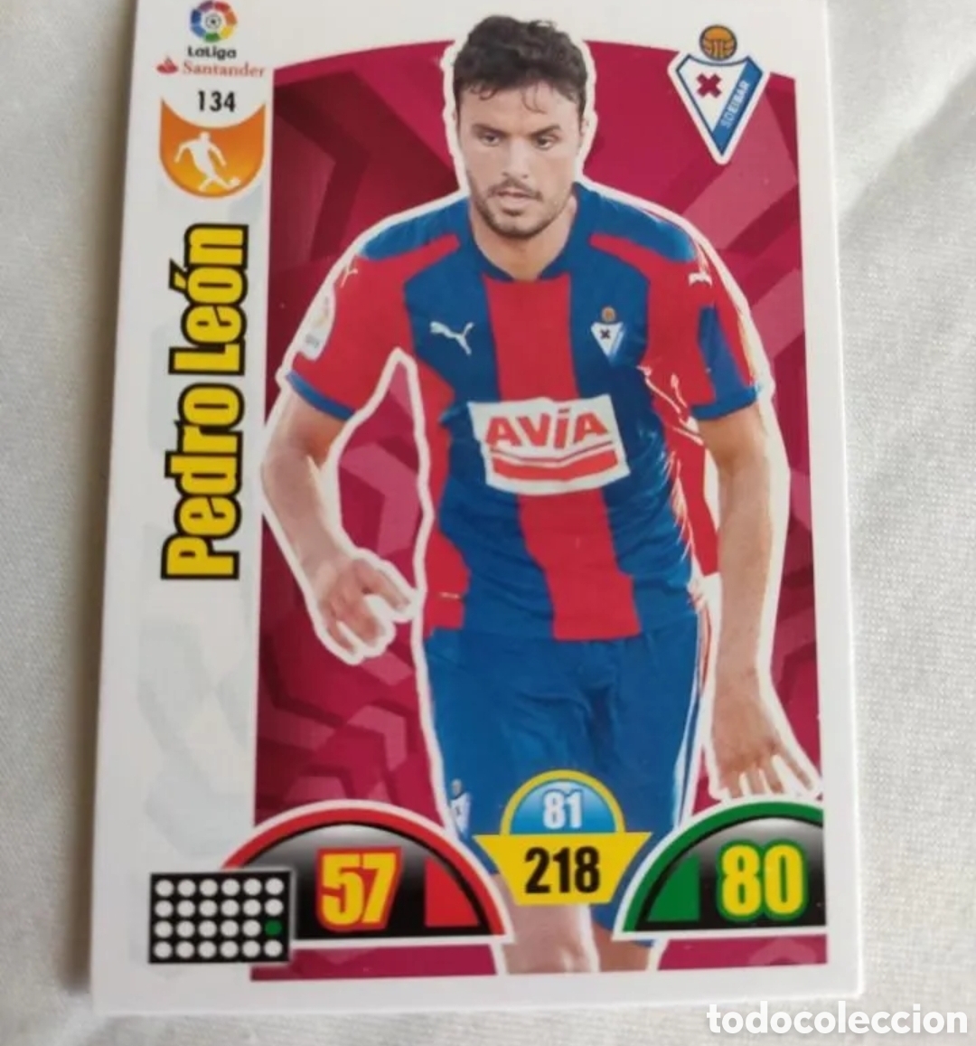 Cromos de f&uacute;tbol: 134 pedro leon Eibar ADRENALYN 2017 2018 17 18 - Foto 1