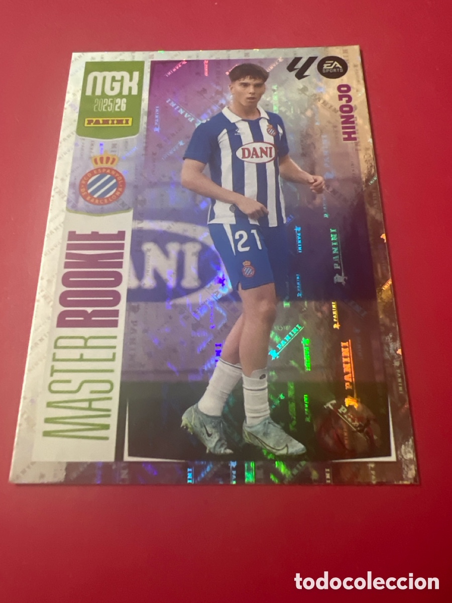 Cromos de F&uacute;tbol: C8019. 413 HINOJO RCD ESPANYOL MASTER ROOKIE FICHAS ALBUM MEGACRACKS 2025 2026 MGK 25 26