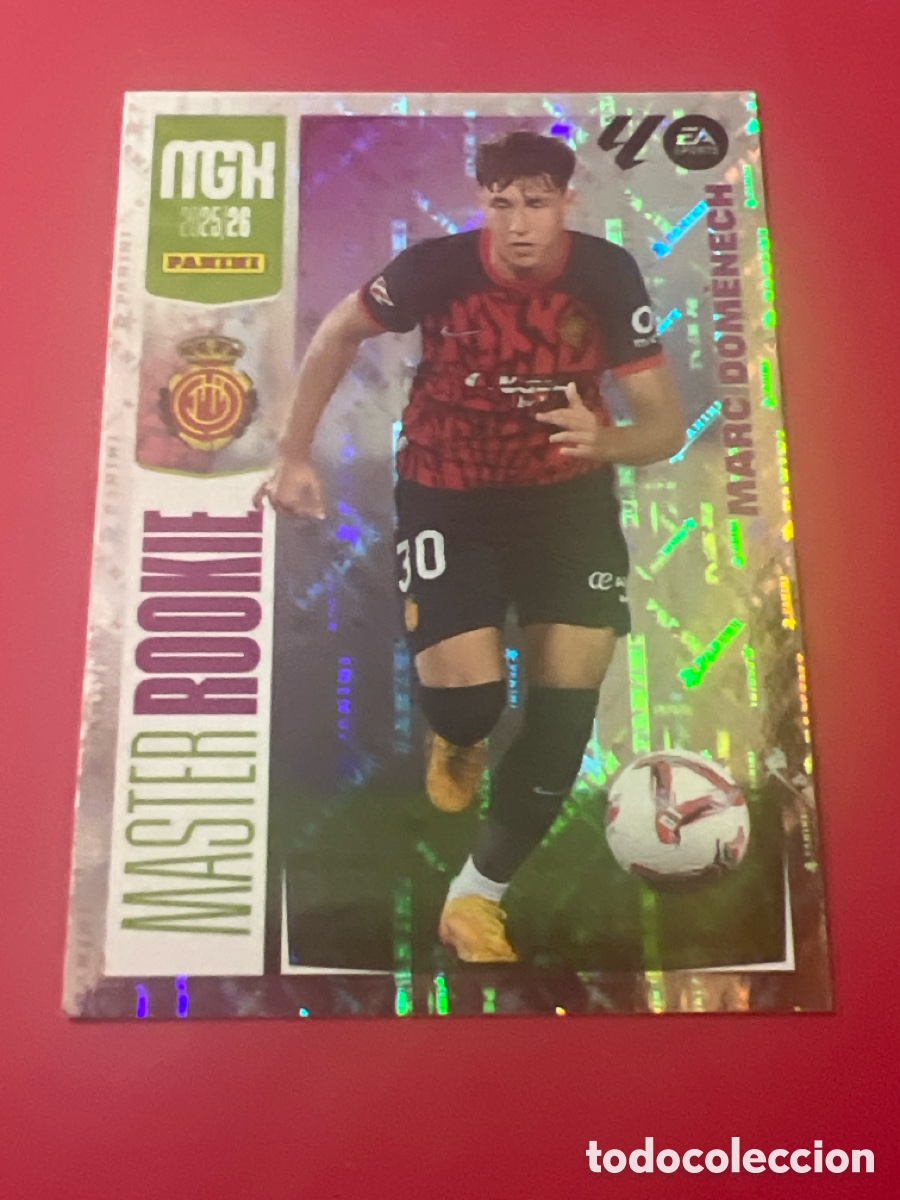 Fu&szlig;ball-Sticker: C8021. MEGACRACKS MGK 2025 2026 25 26 PANINI N&ordm; 416 MARC DOMENECH MALLORCA MASTER ROOKIE