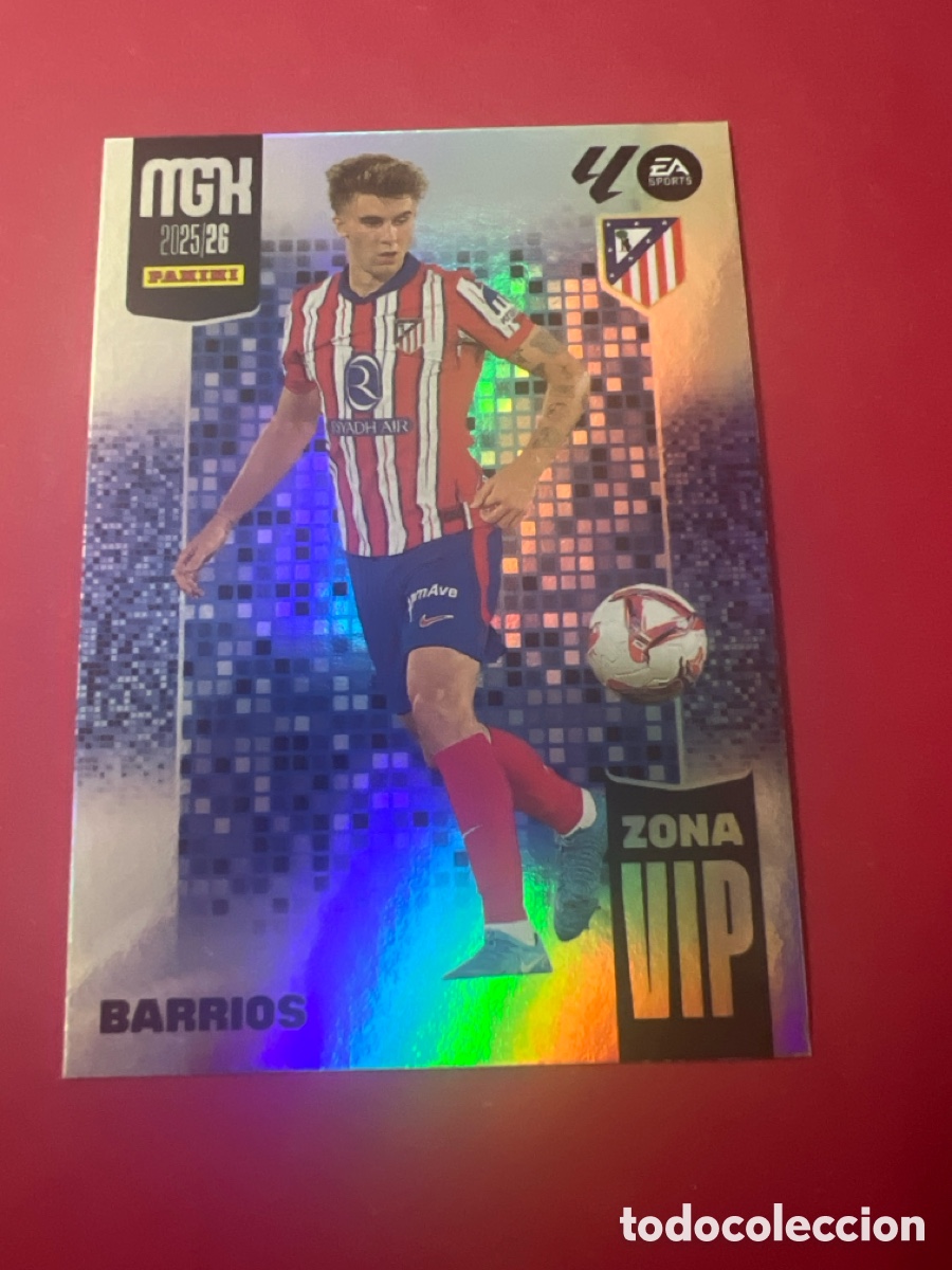 Cromos de Futebol: C8001. MGK 2025/26. #389 BARRIOS &rdquo;ZONA VIP&rdquo;. AT.MADRID