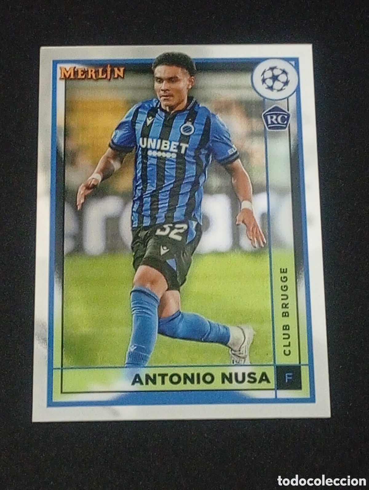 Fu&szlig;ball-Sticker: 45 rookie ANTONIO NUSA BRUGGE BRUJAS TOPPS MERLIN CHROME 2022 2023 22 23 CROMOS F&Uacute;TBOL CARDS TCG