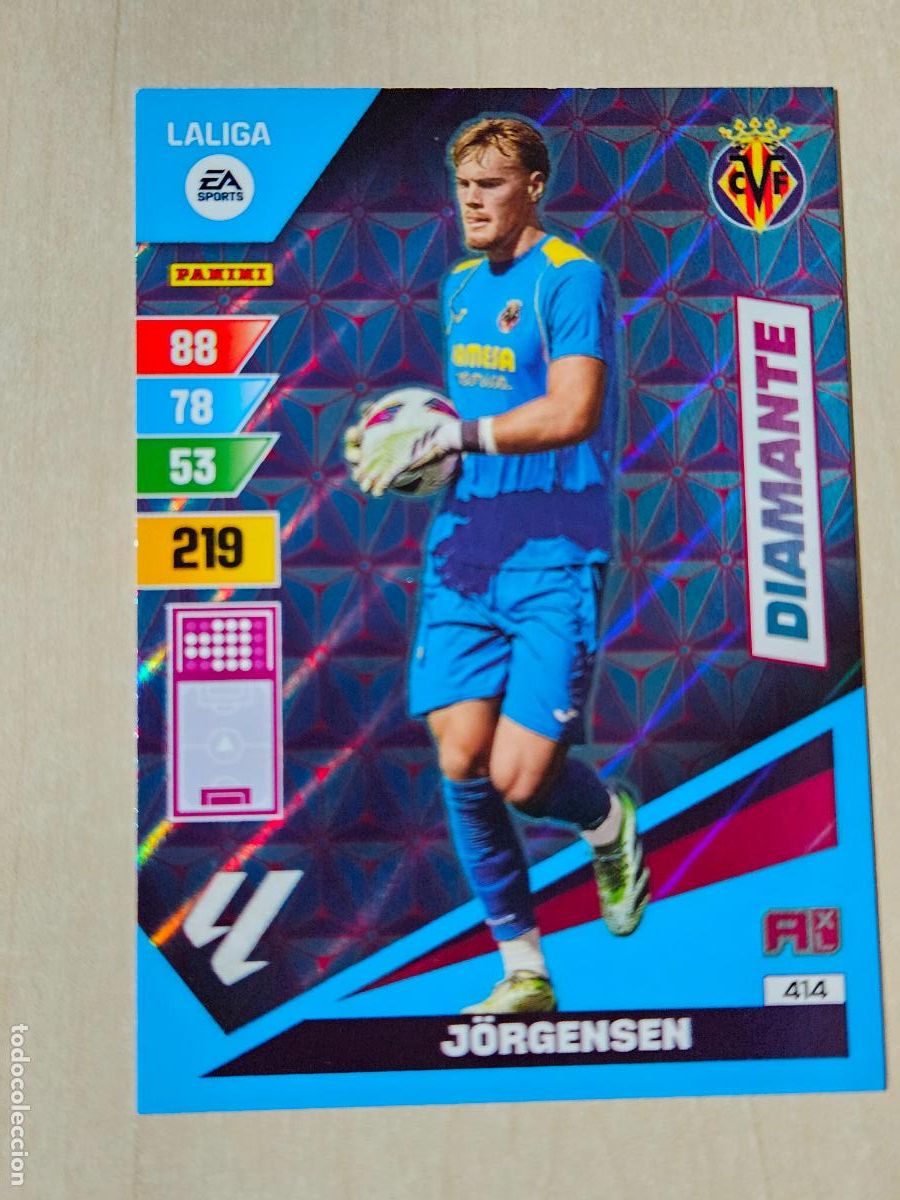 Fu&szlig;ball-Sticker: FICHA N&ordm; 414 JORGENSEN - ADRENALYN 23 24 - PANINI 2023 - 24 - CROMO - DIAMANTE