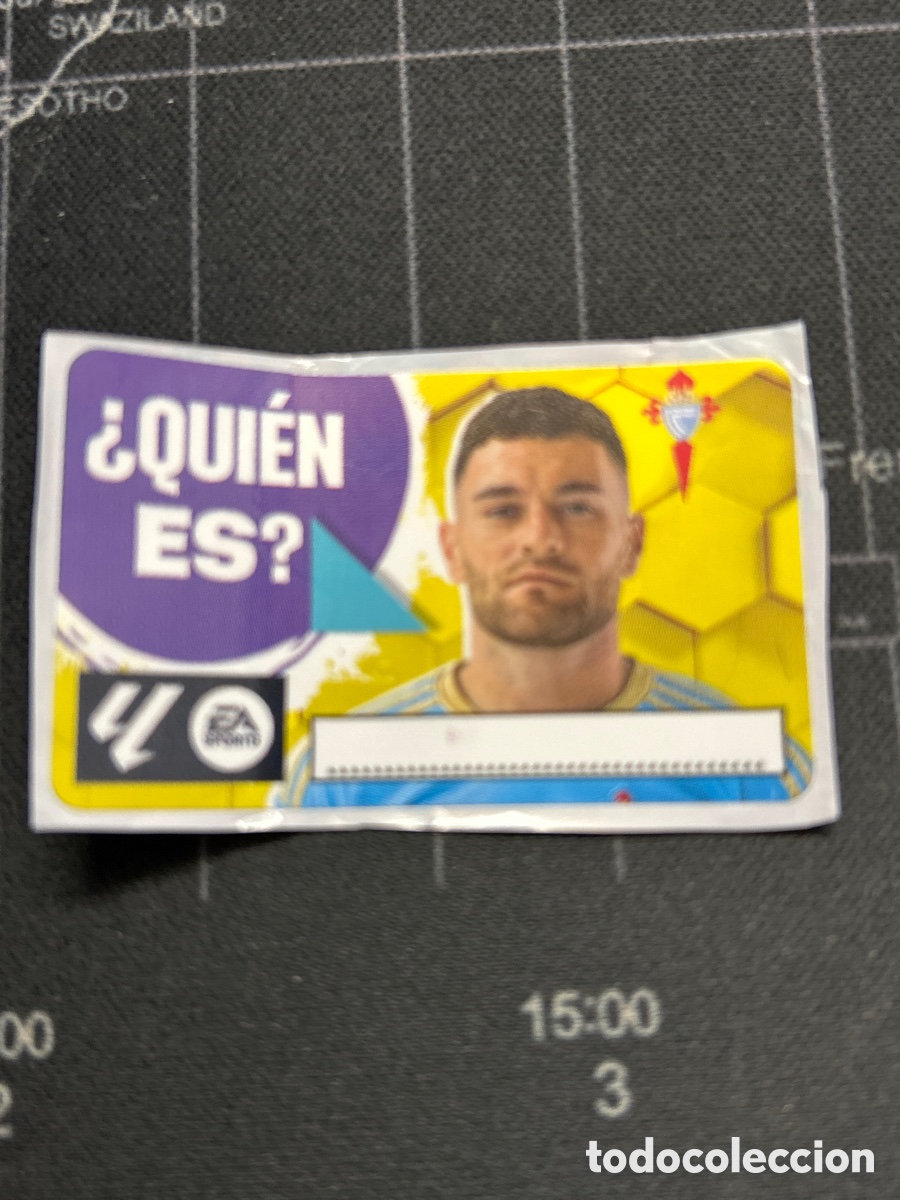 Cromos de F&uacute;tbol: JAVI GALAN (CELTA VIGO) QUIEN ES PANINI CROMO CHICLE LIGA 2023 2024 23 24 SIN PEGAR