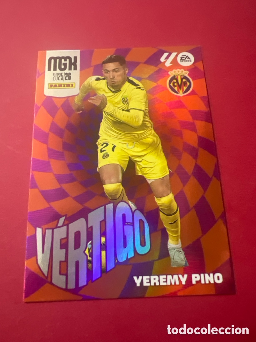 Cromos de Futebol: A938. 387 YEREMY PINO VILLARREAL CF VERTIGO FICHAS ALBUM MEGACRACKS 2025 2026 MGK 25 26