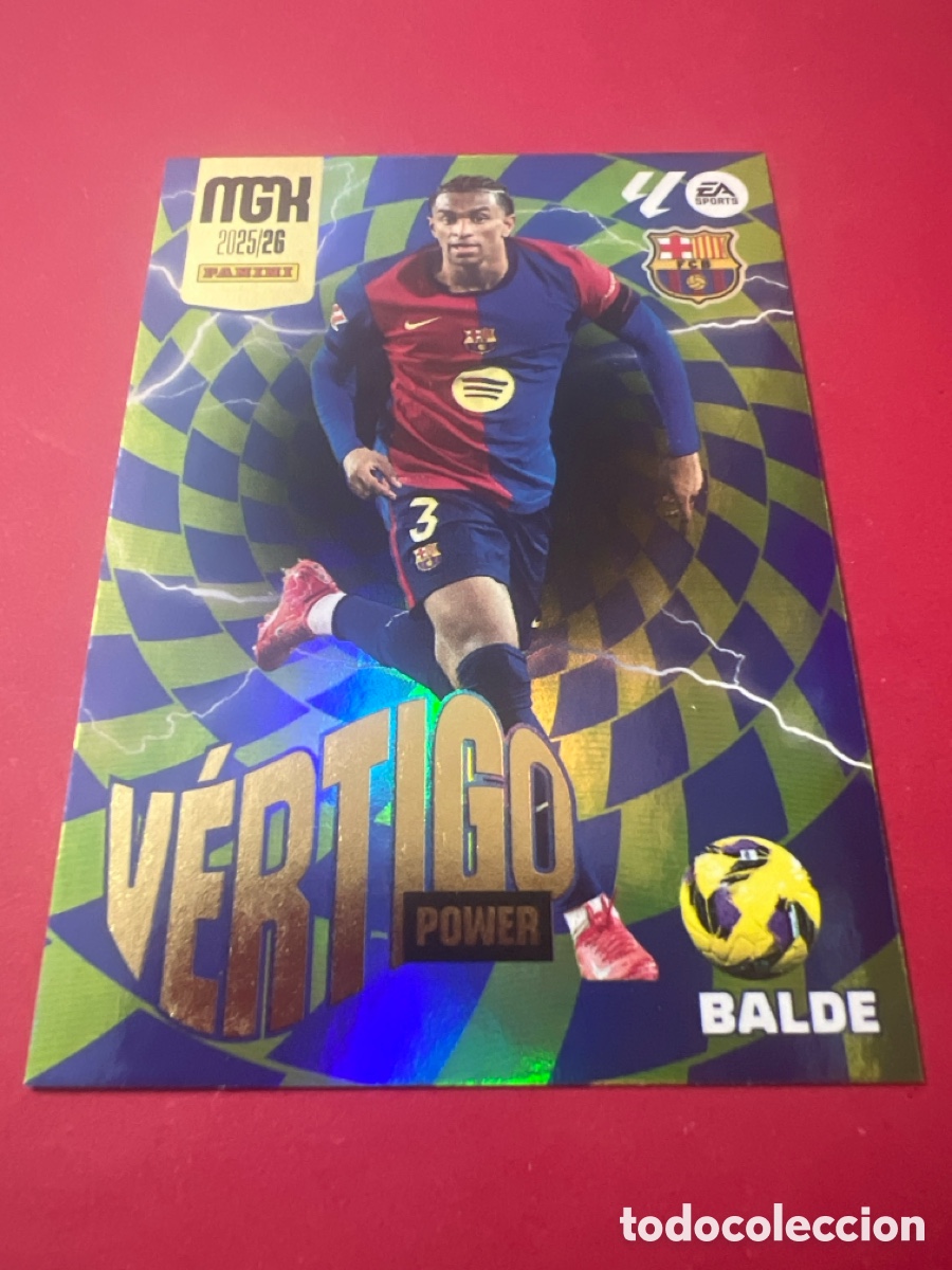 Fu&szlig;ball-Sticker: A940. CARD P 380 BALDE (VERTIGO POWER) FC BARCELONA LIGA 25-26 2025 2026 MEGACRACKS MGK