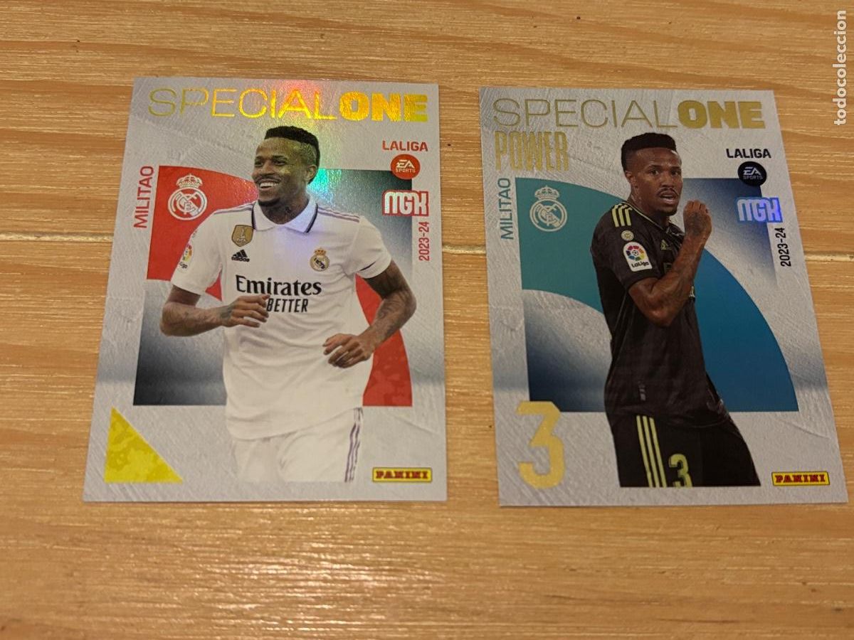 Football Stickers: 9. LOTE MEGACRACKS MGK 2023-24 23-24 SPECIAL ONE / POWER PARALELA MILITAO N 399/P399