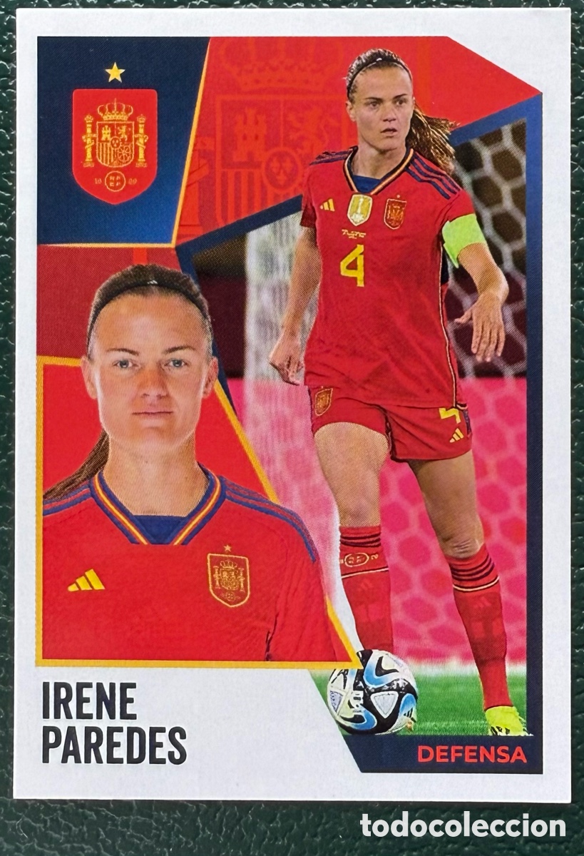 Fu&szlig;ball-Sticker: 45 IRENE PAREDES COLECCI&Oacute;N OFICIAL DE LA SELECCI&Oacute;N ESPA&Ntilde;OLA 2024 CARREFOUR PANINI VAMOS SELECCI&Oacute;N