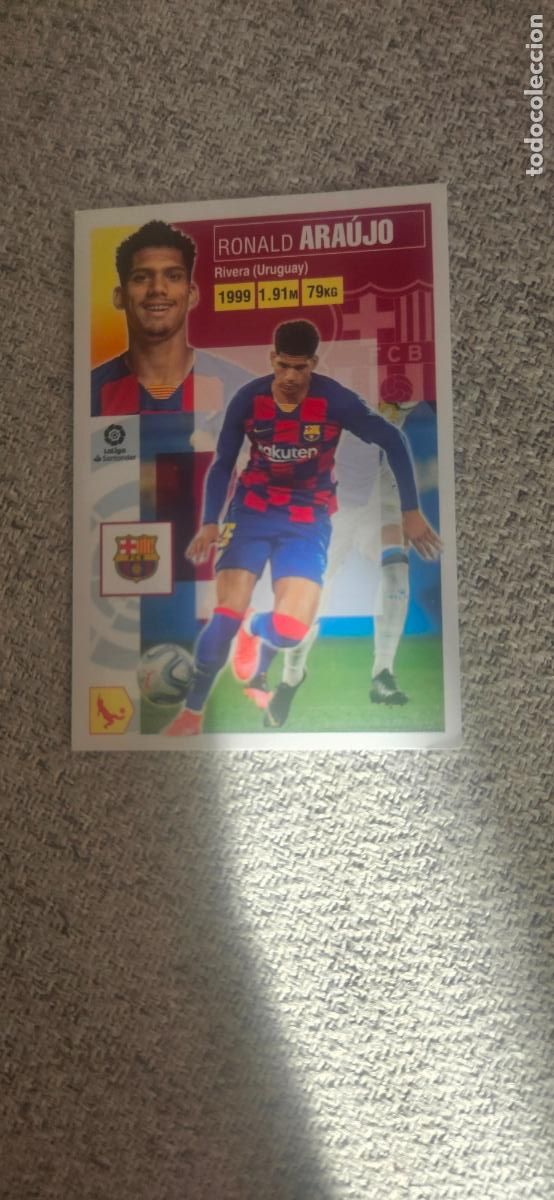 Cromos de Futebol: araujo coloca barcelona este 2020 2021 20 21 sin pegar
