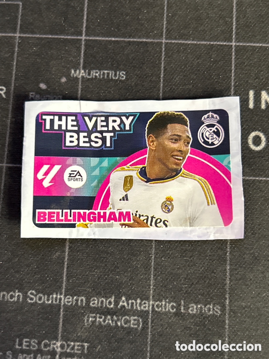 Cromos de f&uacute;tbol: BELLINGHAM (REAL MADRID) THE VERY BEST PANINI CROMO CHICLE LIGA 2024 2025 24 25 SIN PEGAR