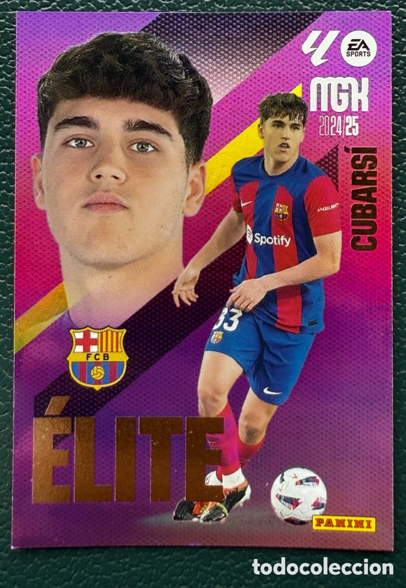 Cromos de Futebol: 3 CUBARSI FC BARCELONA ELITE FICHAS ALBUM MEGACRACKS 2024 2025 MGK 24 25