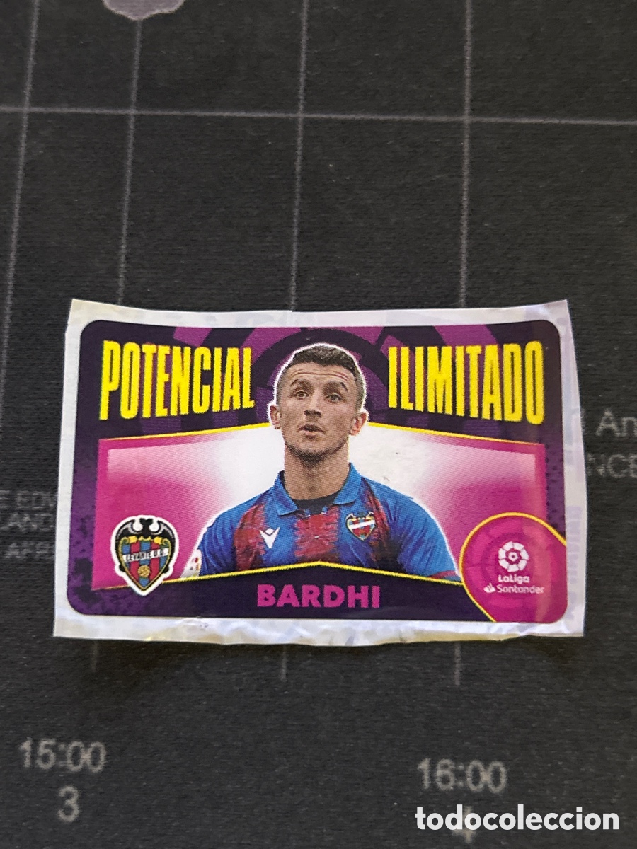 Figurine di Calcio: BARDHI (LEVANTE) POTENCIAL ILIMITADO PANINI CROMO CHICLE LIGA 2020 2021 20 21 SIN PEGAR