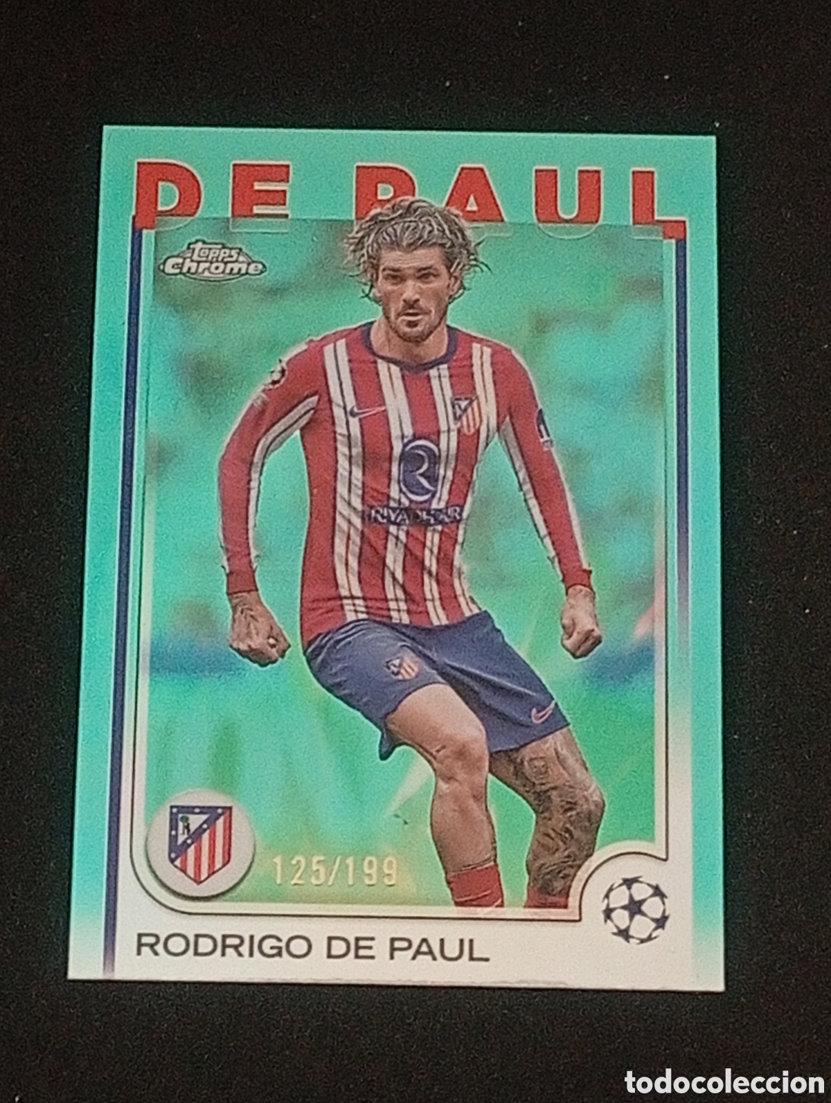 Cromos de f&uacute;tbol: 192 numerada 125/199 DE PAUL ATL&Eacute;TICO DE MADRID TOPPS COMPETITIONS 2024 2025 24 25 CROMOS CARDS