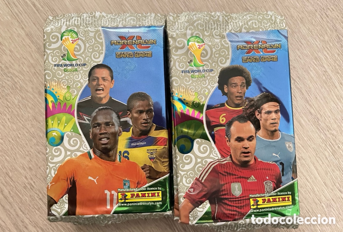 Cartes &agrave; collectionner de Football: Lote 10 sobres Adrenalyn XL World Cup Brasil 2014 Panini
