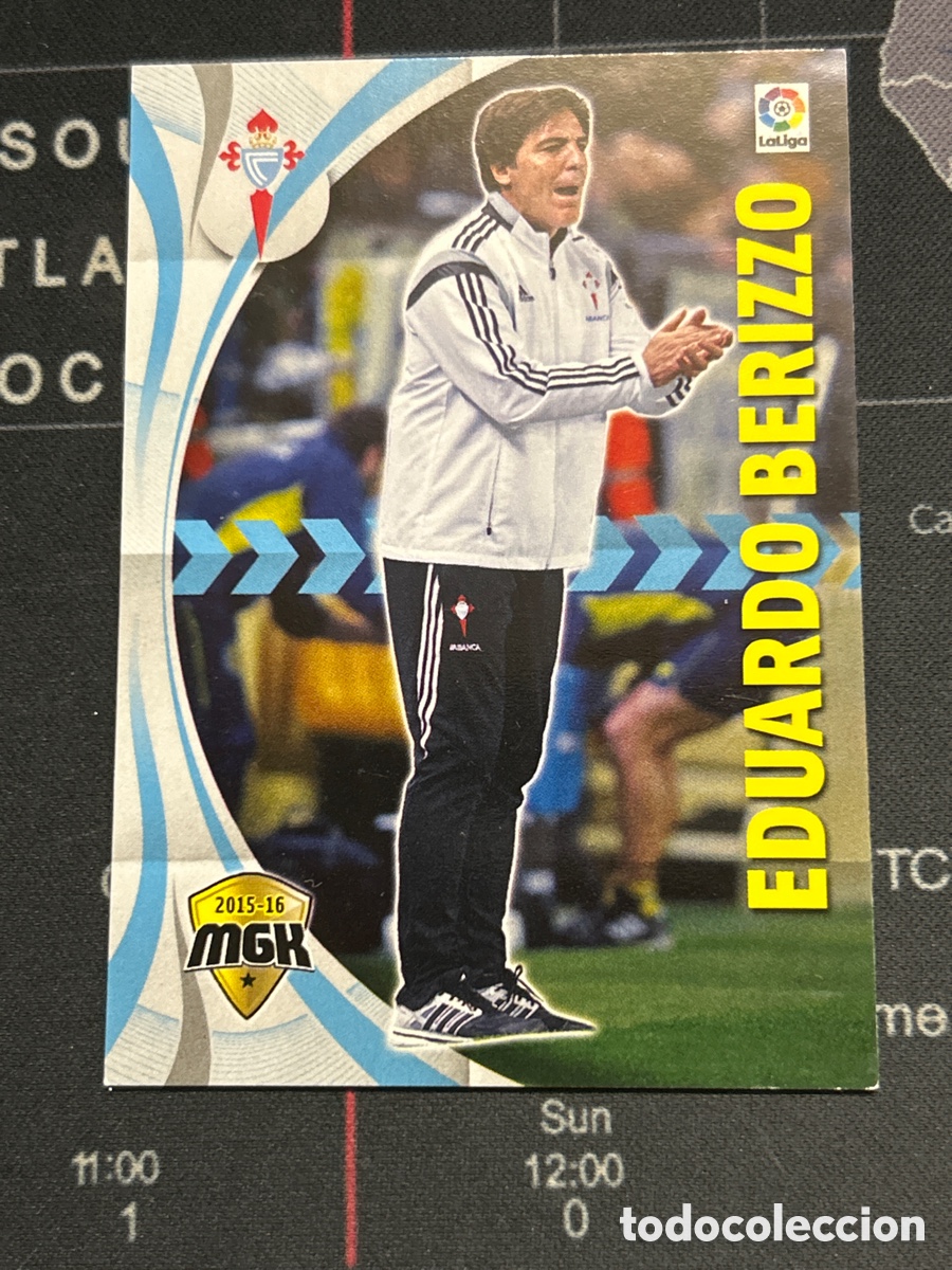 Cromos de F&uacute;tbol: 110 EDUARDO BERIZZO (CELTA VIGO) PANINI MEGACRACKS 2015 2016 15 16