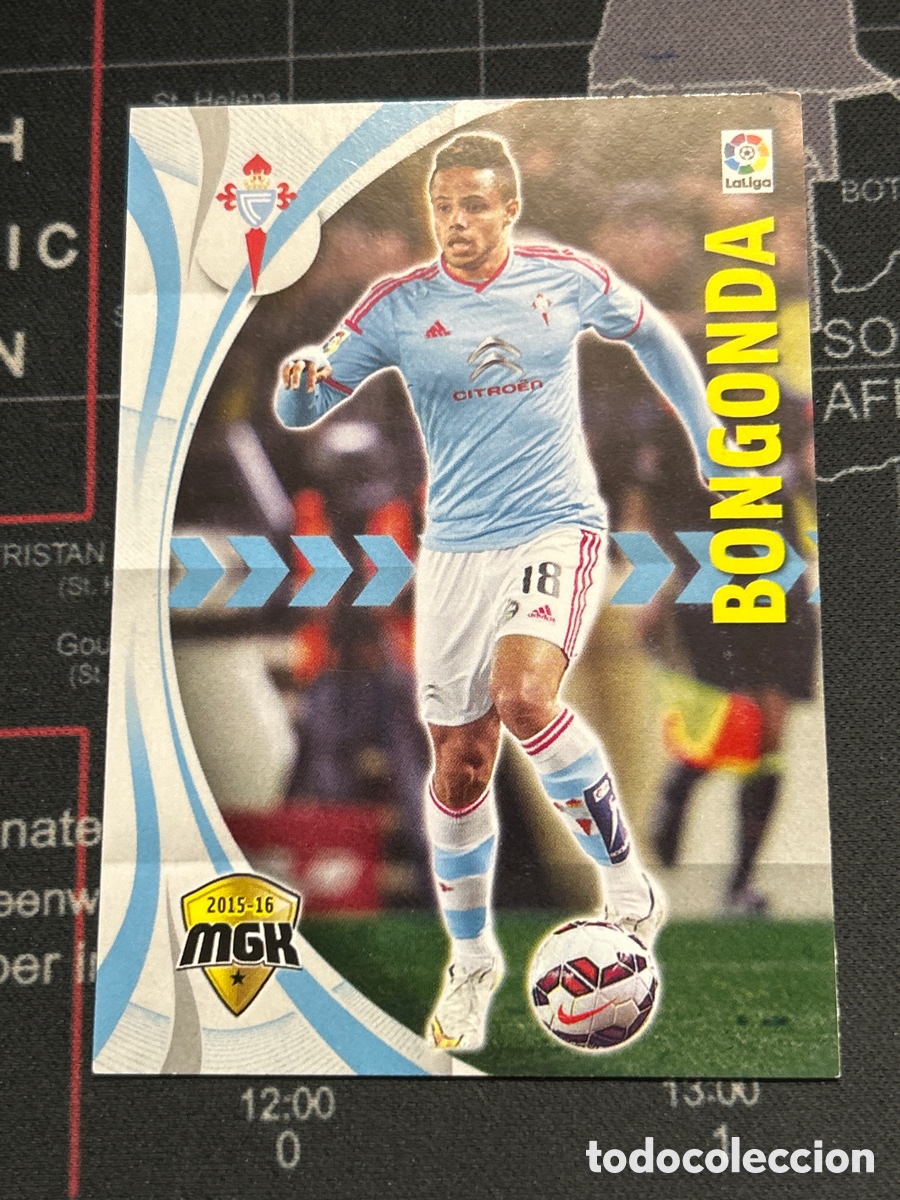 Cromos de F&uacute;tbol: 126 BONGONDA (CELTA VIGO) PANINI MEGACRACKS 2015 2016 15 16