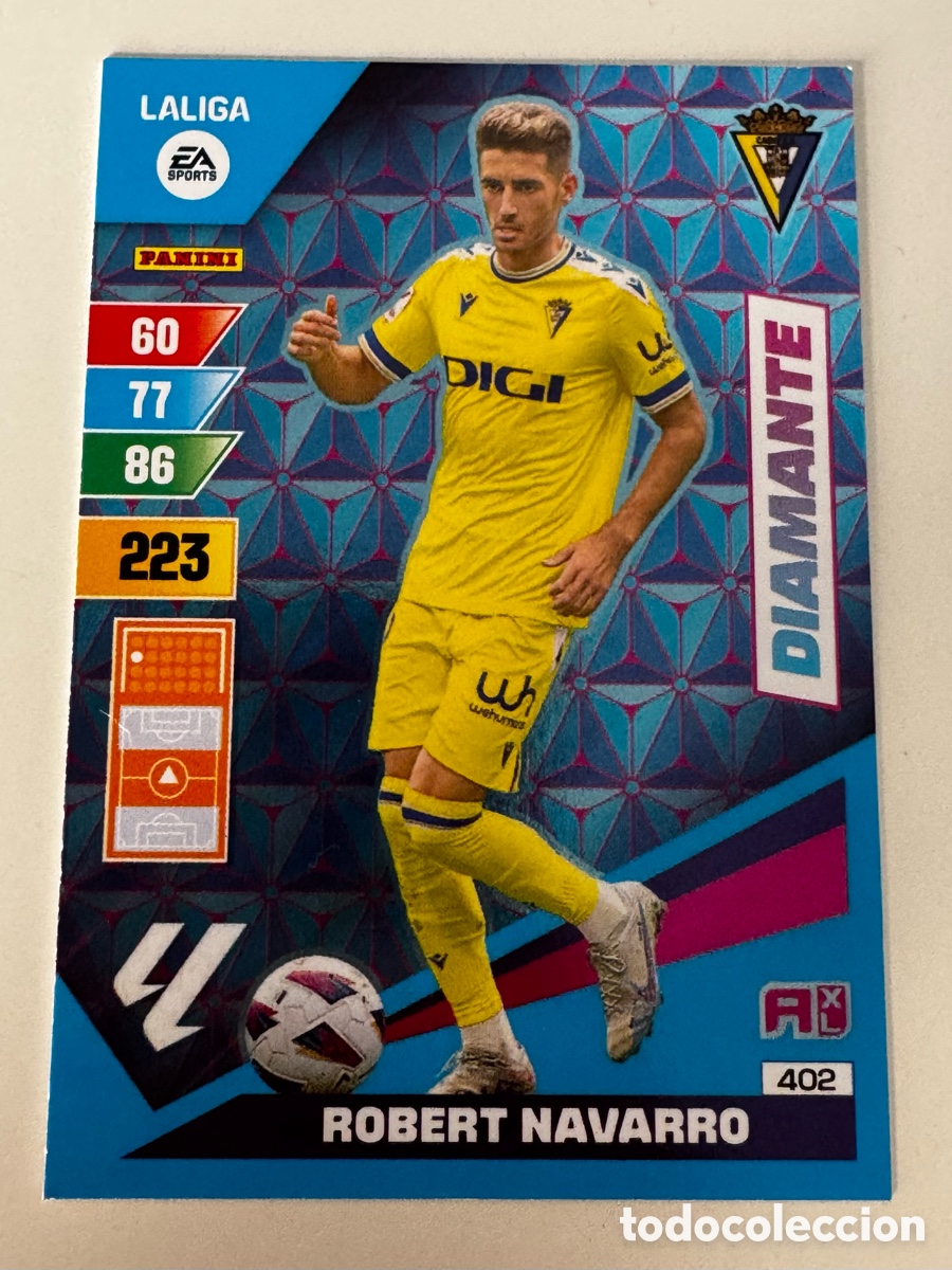 Figurine di Calcio: ADRENALYN XL 2023-2024 23-24 &ndash; DIAMANTE N&ordm; 402 ROBERT NAVARRO C&Aacute;DIZ