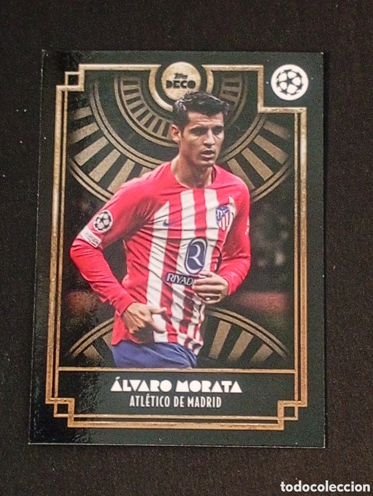 Fu&szlig;ball-Sticker: &Aacute;LVARO MORATA ATL&Eacute;TICO DE MADRID TOPPS DECO 2022 2023 22 23 CROMOS CARD MEGACRACKS PANINI ADRENALYN