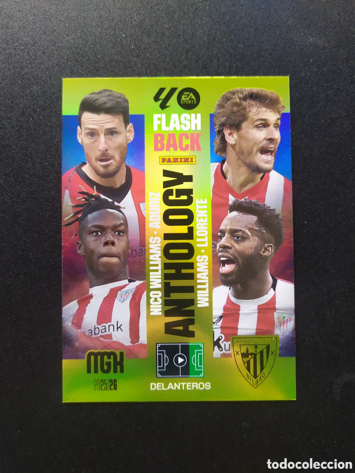 Cromos de f&uacute;tbol: Megacracks 2025 2026 25 26 panini Aduriz Williams flashback anthology n&deg; 433 Athletic Bilbao
