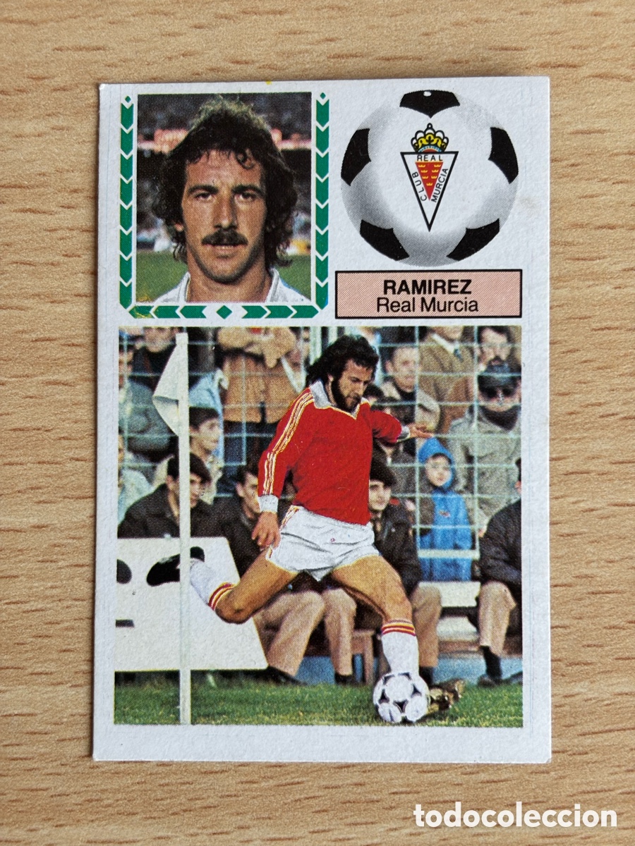 Cromos de f&uacute;tbol: Ramirez Real Murcia &Uacute;ltimos Fichajes 37 Ediciones Este Liga 83/84 nuevo sin pegar