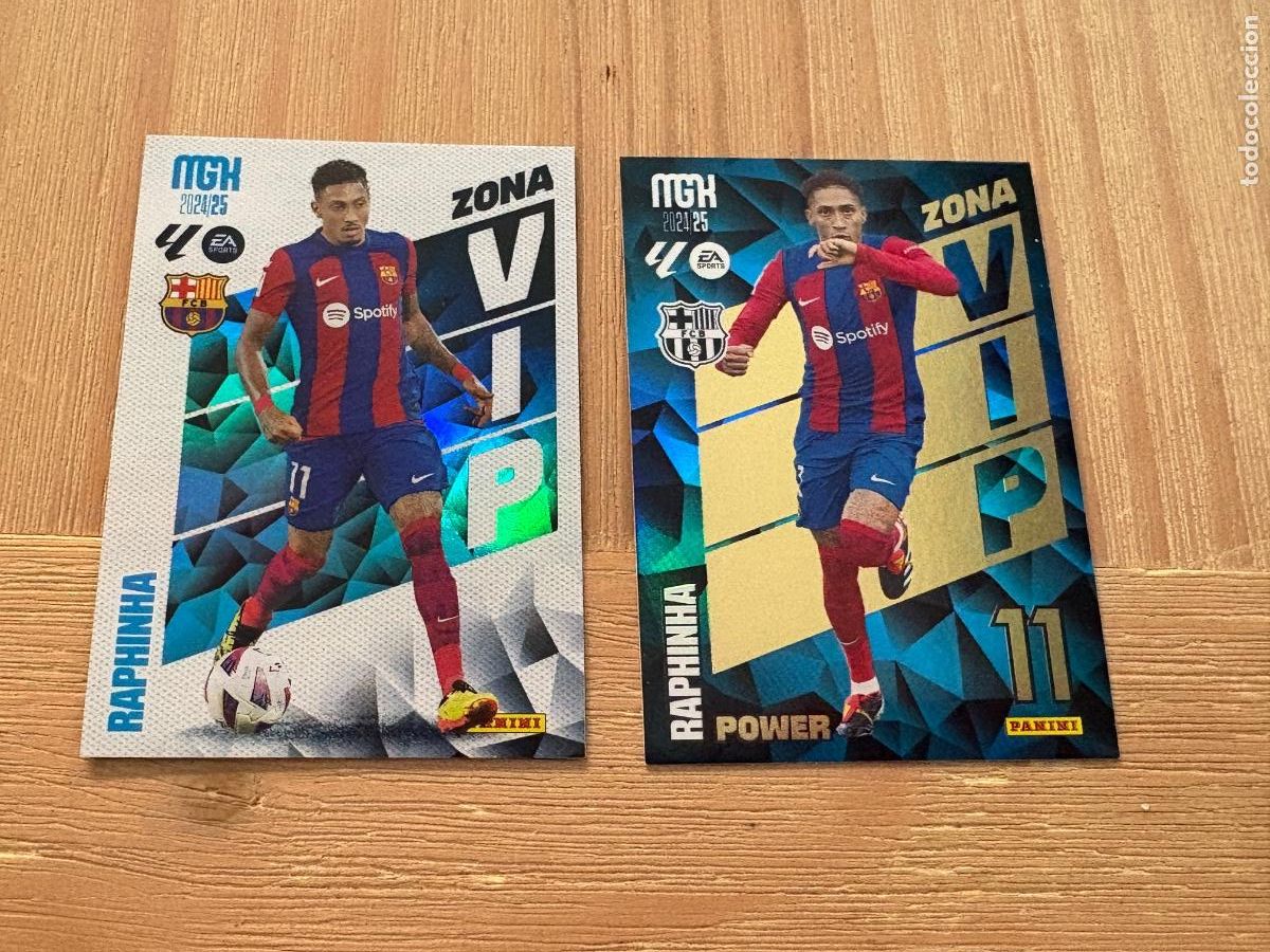 Cromos de F&uacute;tbol: 19. PACK CROMO MEGACRACKS 2024-25 24-25 ZONA VIP + POWER RAPHINHA N 506/ P506