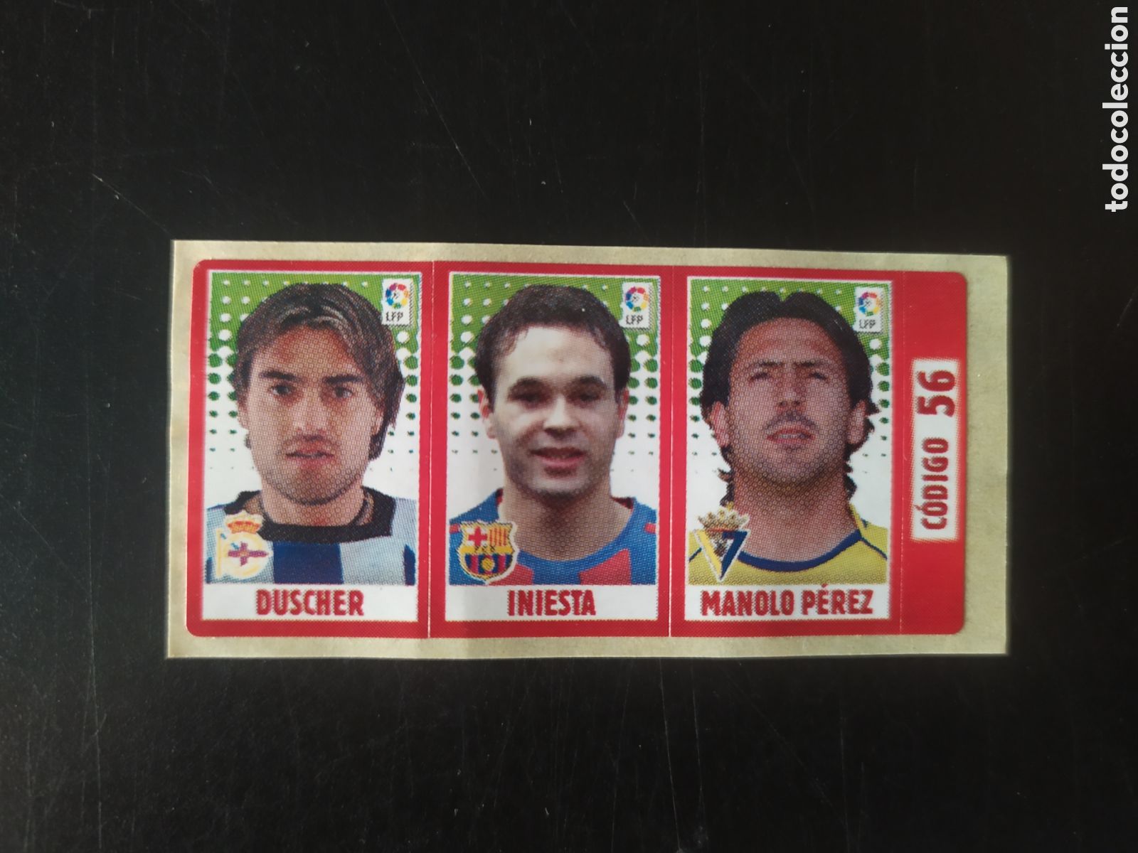 Cartes &agrave; collectionner de Football: Liga 2005 2006 05 06 chicle chicles panini Duscher Iniesta P&eacute;rez Coru&ntilde;a Barcelona Cadiz