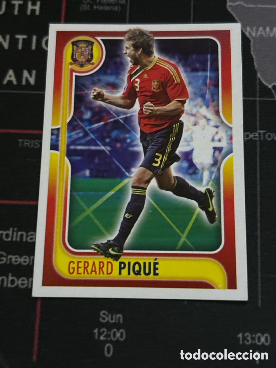 Fu&szlig;ball-Sticker: 68 GERARD PIQUE (ESPA&Ntilde;A) PANINI A POR ELLOS SELECCION ESPA&Ntilde;OLA 2009 09 SIN PEGAR