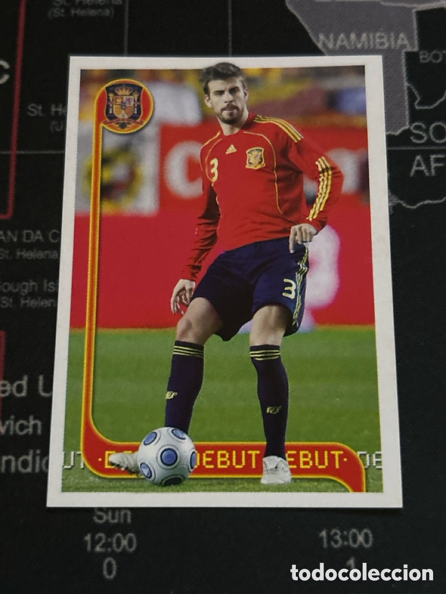 Fu&szlig;ball-Sticker: 69 GERARD PIQUE (ESPA&Ntilde;A) PANINI A POR ELLOS SELECCION ESPA&Ntilde;OLA 2009 09 SIN PEGAR
