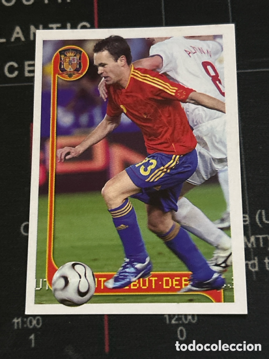 Cromos de Futebol: 98 ANDRES INIESTA (ESPA&Ntilde;A) PANINI A POR ELLOS SELECCION ESPA&Ntilde;OLA 2009 09 SIN PEGAR