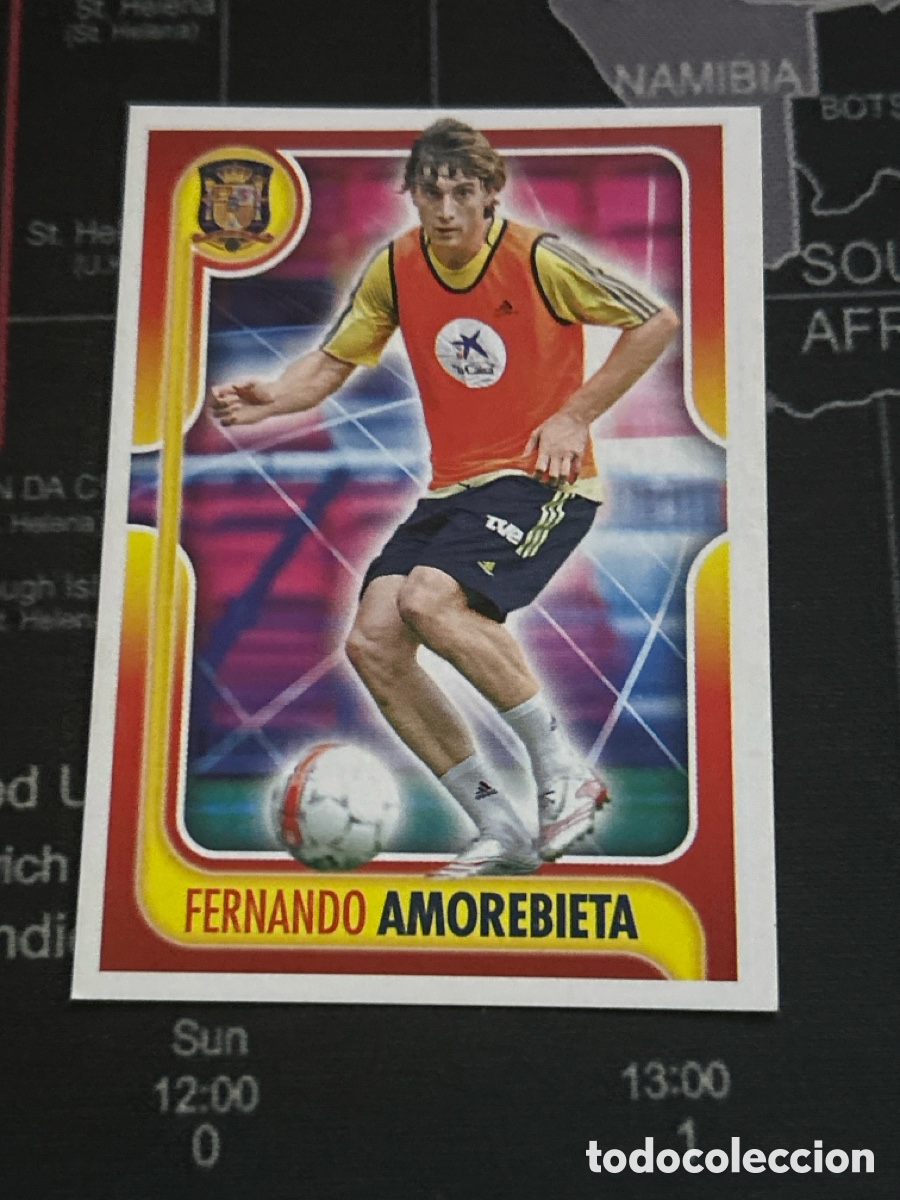 Cromos de Futebol: 143 FERNANDO AMOREBIETA (ESPA&Ntilde;A) PANINI A POR ELLOS SELECCION ESPA&Ntilde;OLA 2009 09 SIN PEGAR