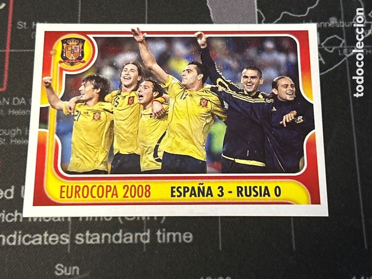 Cromos de Futebol: 164 EUROCOPA 2008 ESPA&Ntilde;A 3 - RUSIA 0 PANINI A POR ELLOS SELECCION ESPA&Ntilde;OLA 2009 09 SIN PEGAR