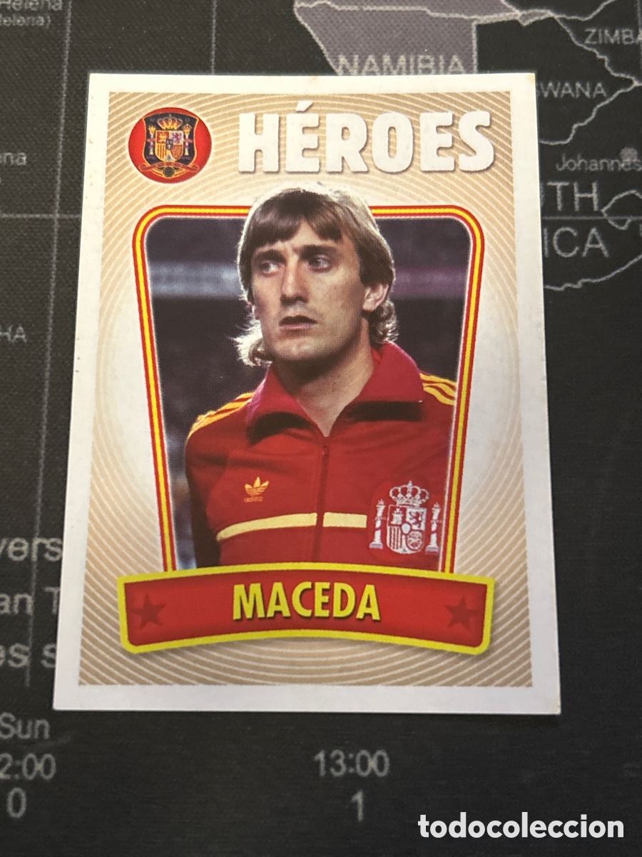 Figurine di Calcio: 193 MACEDA (ESPA&Ntilde;A) HEROES PANINI A POR ELLOS SELECCION ESPA&Ntilde;OLA 2009 09 SIN PEGAR