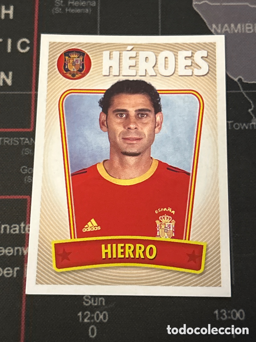Figurine di Calcio: 200 HIERRO (ESPA&Ntilde;A) HEROES PANINI A POR ELLOS SELECCION ESPA&Ntilde;OLA 2009 09 SIN PEGAR