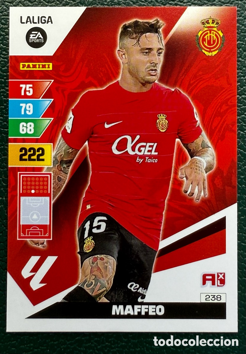 Cromos de Futebol: 238 MAFFEO RCD MALLORCA FICHAS ALBUM ADRENALYN XL 2023 2024 23 24
