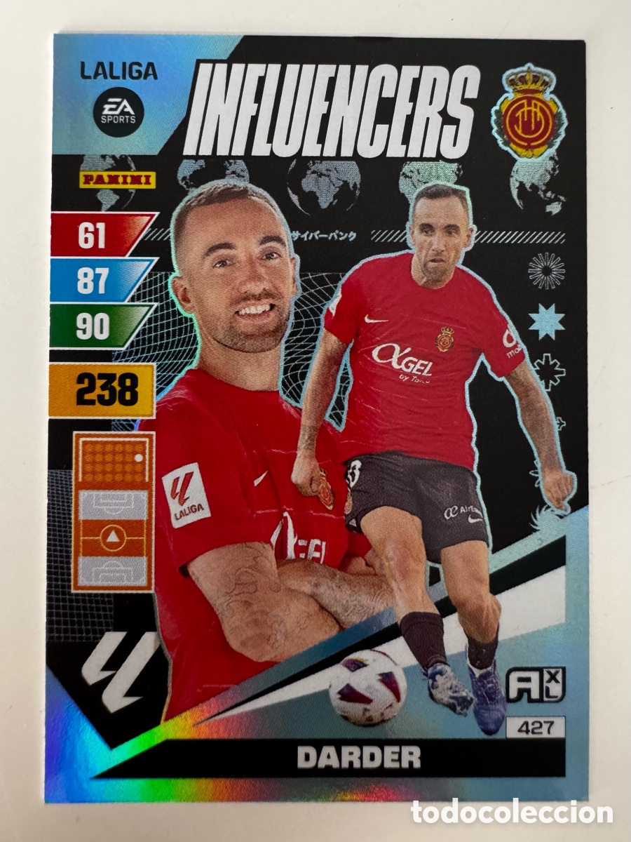 Fu&szlig;ball-Sticker: ADRENALYN XL 2023-2024 23-24 &ndash; INFLUENCERS N&ordm; 427 DARDER MALLORCA