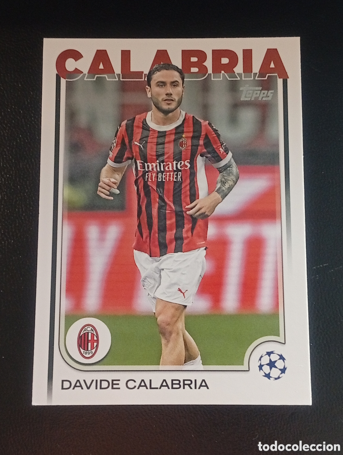 Fu&szlig;ball-Sticker: 82 CALABRIA MILAN TOPPS COMPETITIONS 2024 2025 24 25 CROMOS CARDS