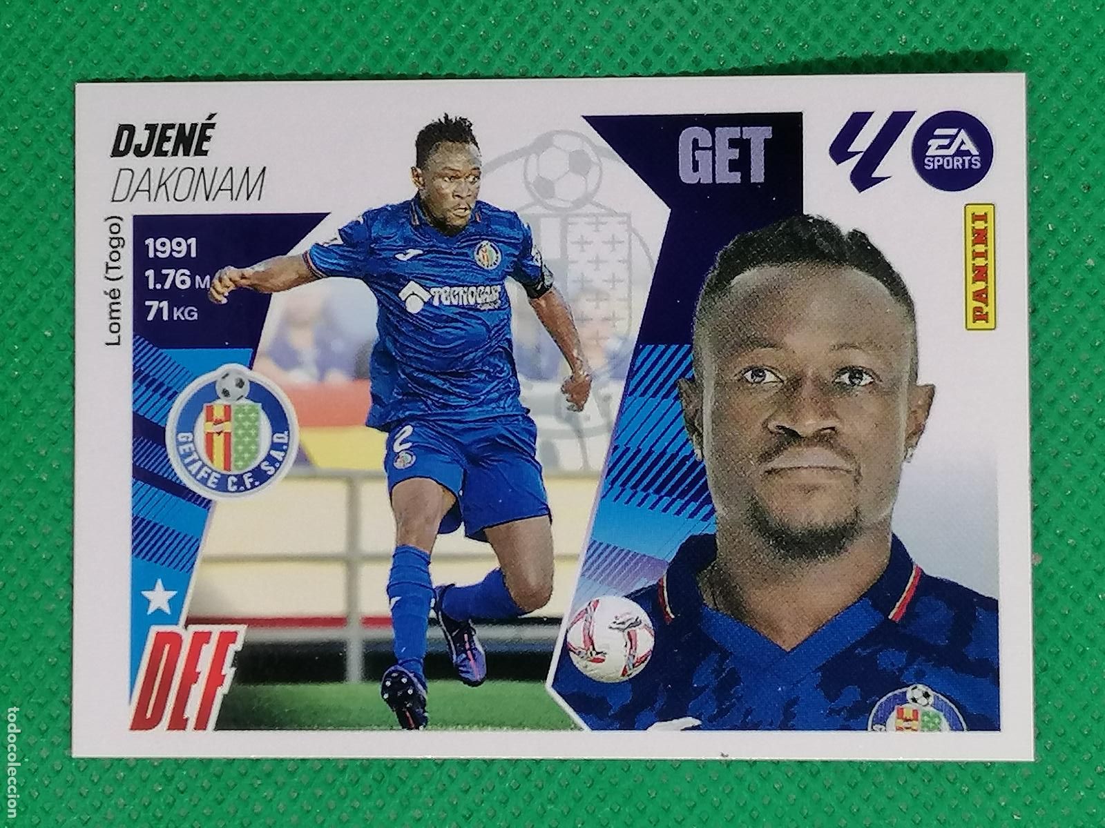 Football Stickers: 8 DJENE DAKONAM GETAFE ⚽ PANINI LIGA ESTE 25 26 2025 2026 ⚽