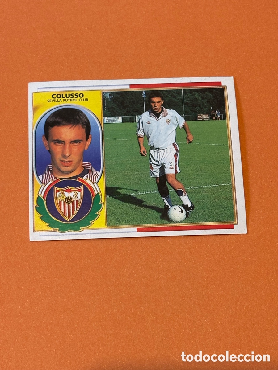 Fu&szlig;ball-Sticker: COLUSSO SEVILLA COLOCA LIGA ESTE 1996/97 96 97 NUNCA PEGADO SIN PEGAR
