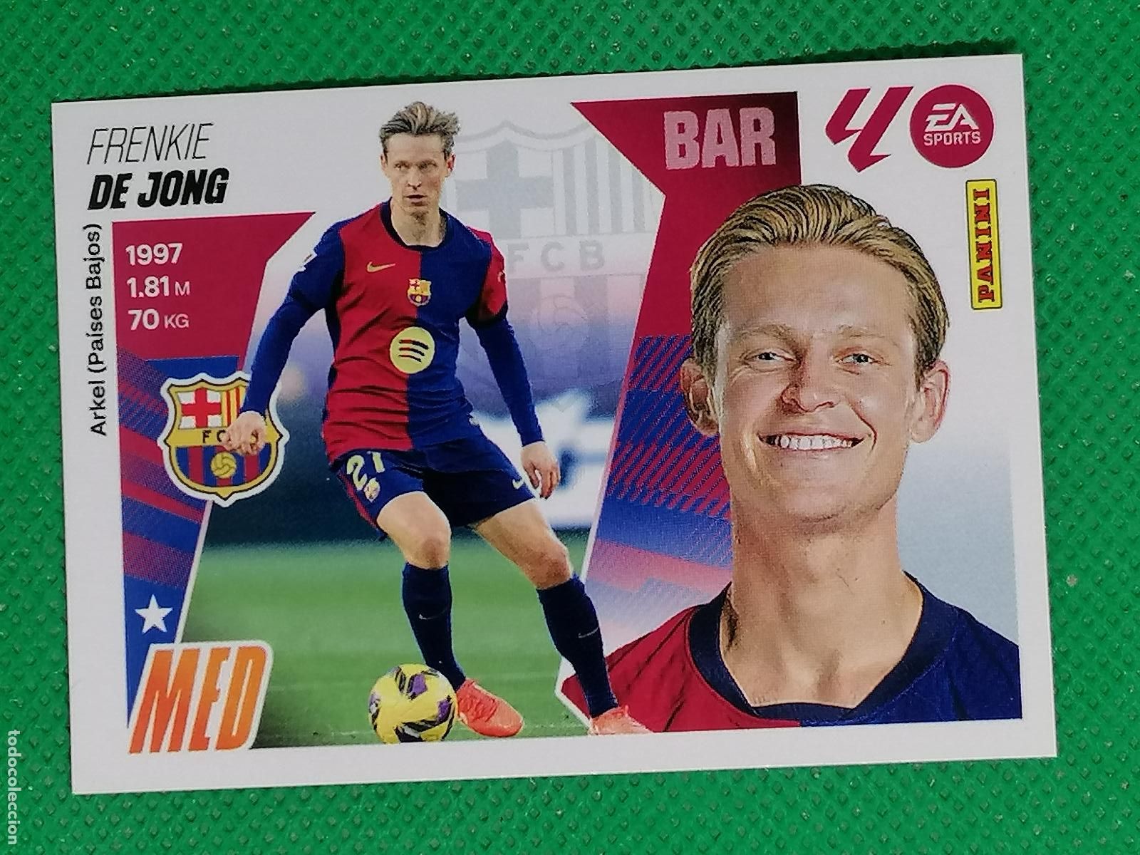 Fu&szlig;ball-Sticker: 12 FRENKIE DE JONG BARCELONA ⚽ PANINI LIGA ESTE 25 26 2025 2026 ⚽