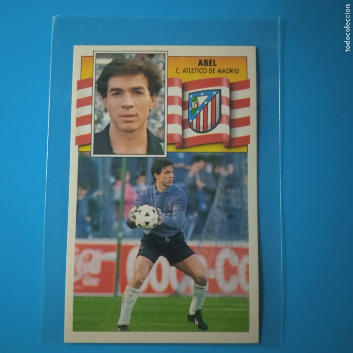 Cromos de f&uacute;tbol: EDICIONES ESTE 1990 1991 90 91 ATL&Eacute;TICO DE MADRID ABEL - Foto 1