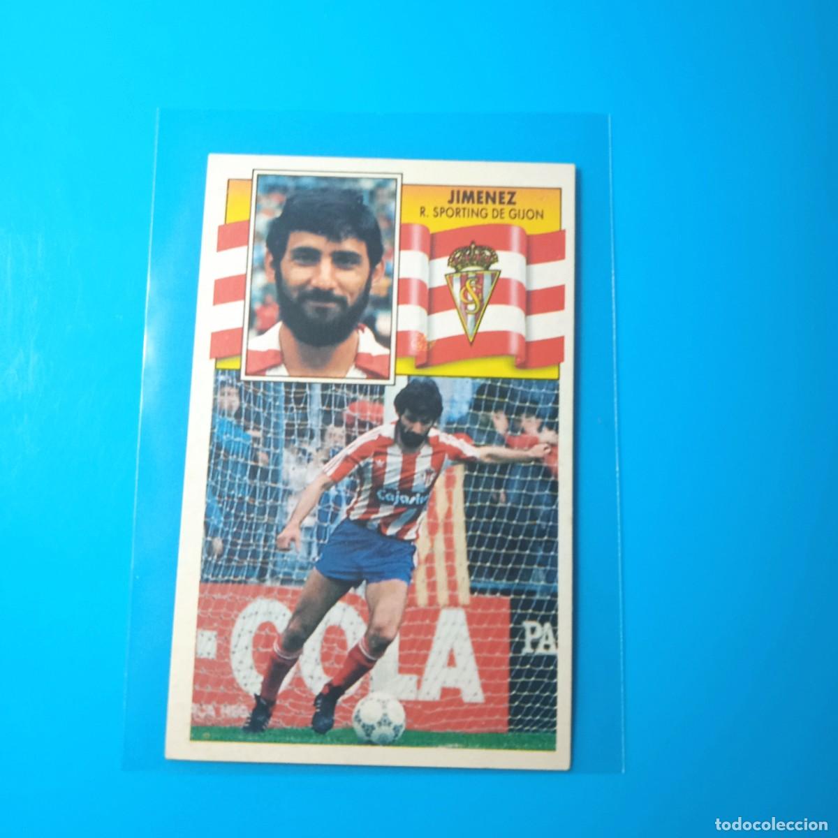 Cromos de f&uacute;tbol: EDICIONES ESTE 1990 1991 90 91 SPORTING DE GIJON JIMENEZ - Foto 1