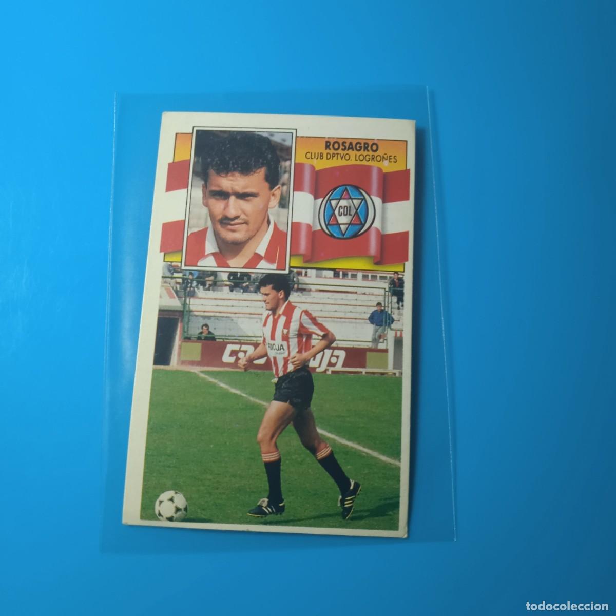 Cromos de f&uacute;tbol: EDICIONES ESTE 1990 1991 90 91 CD LOGRO&Ntilde;ES ROSAGRO - Foto 1
