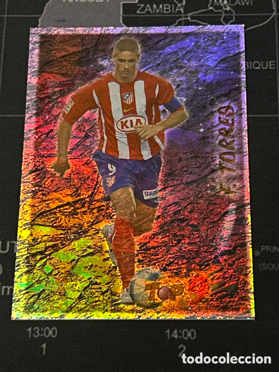 Cromos de f&uacute;tbol: 664 FERNANDO TORRES (ATLETICO MADRID) TOP 11 TOP ONCE MUNDICROMO 2006 2007 06 07