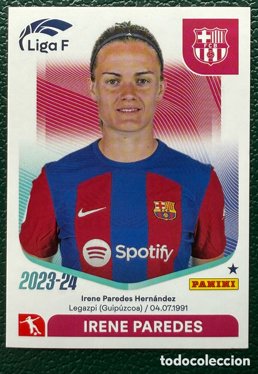 Fu&szlig;ball-Sticker: 49 IRENE PAREDES FC BARCELONA CROMOS ALBUM LIGA FEMENINA LIGA F 2023 2024 PANINI