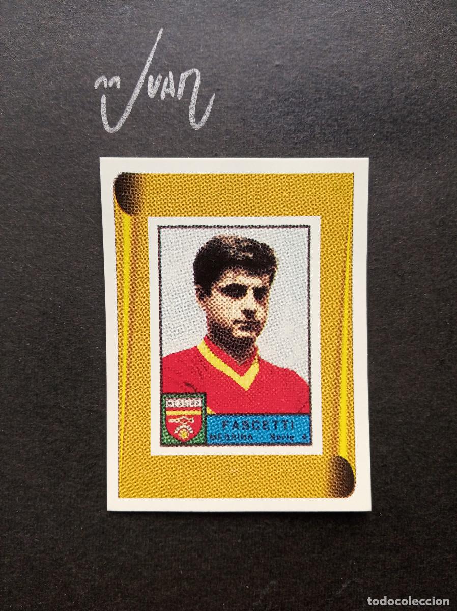 Fu&szlig;ball-Sticker: ROOKIE FASCETTI MESSINA N&ordm; 420 ⚽ PANINI &reg; COLECCION CALCIATORI 1998 1999 SERIE A 98 99 SIN PEGAR