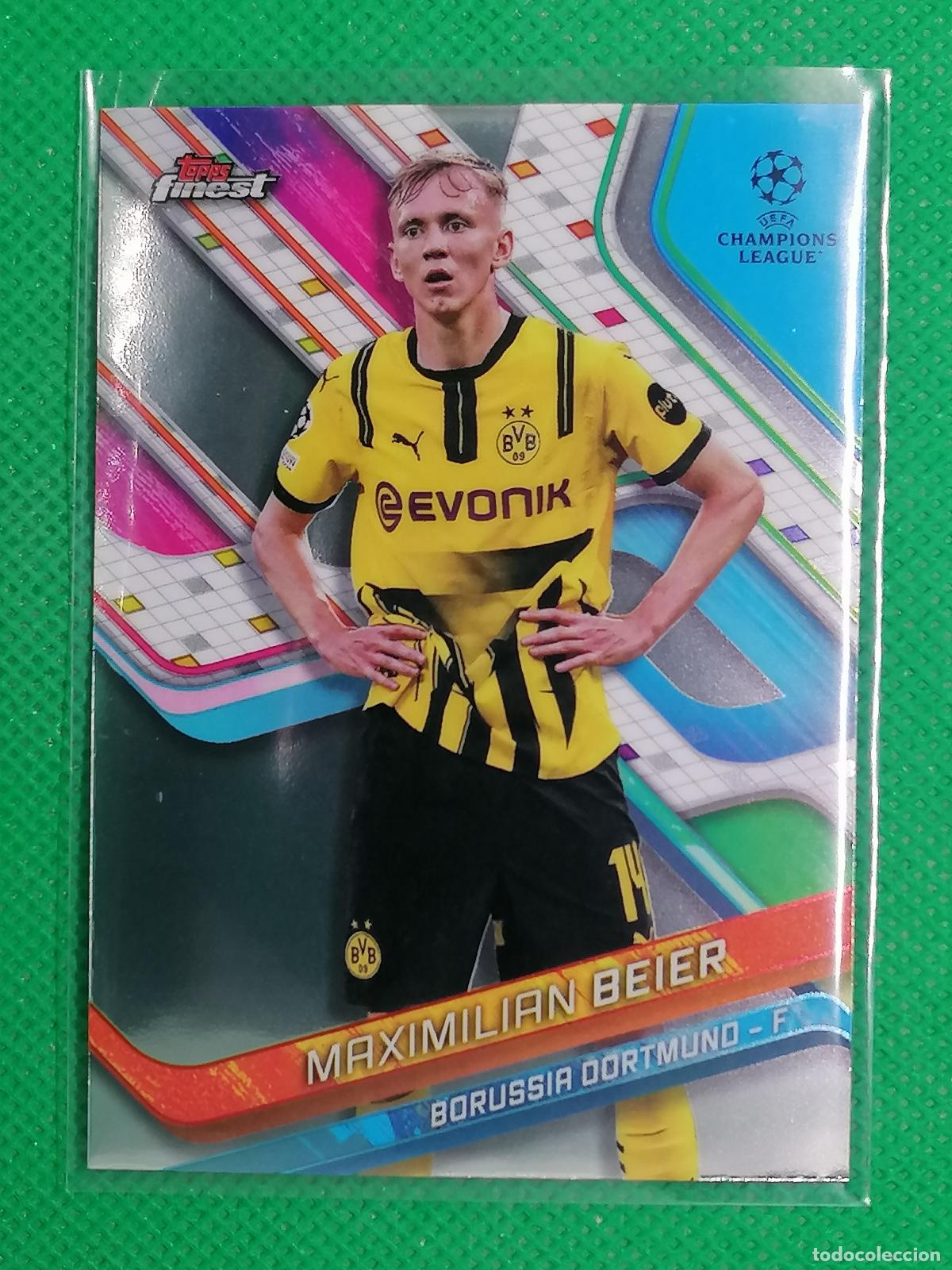 Fu&szlig;ball-Sticker: 101 MAXIMILIAN BEIER BORUSSIA ⚽ TOPPS CHROME FINEST UCL 2024 2025 24 25 ⚽