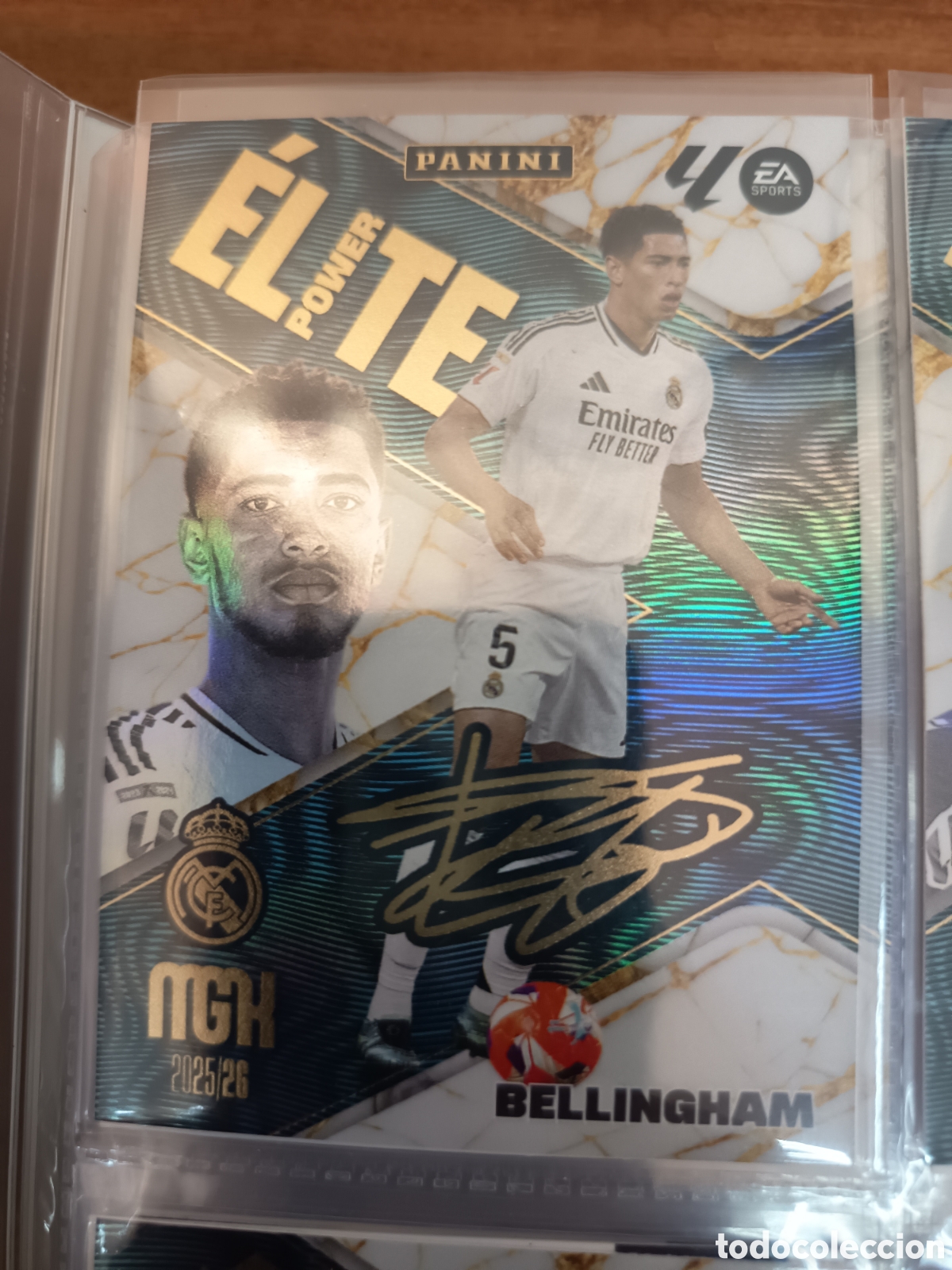 Cromos de f&uacute;tbol: P1 BELLINGHAM ELITE POWER FIRMADA MEGACRACKS 25 26 MGK 2025 2026
